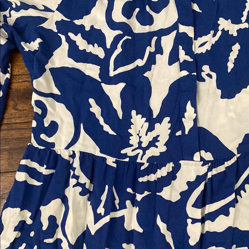 H &M Blue and White tiered Dress - Picture 5 of 8